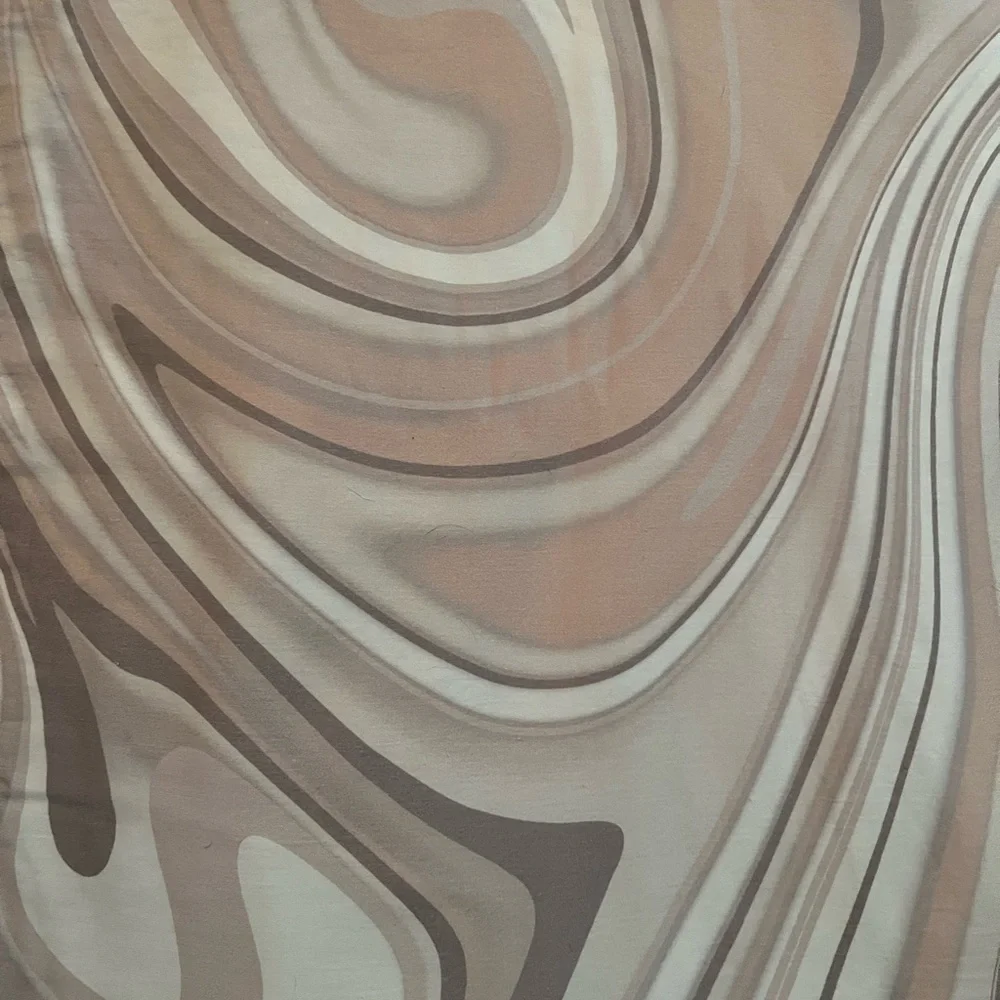 Crate & Barrel Marble Twin Duvet Cover and matching Marble Standard Sham